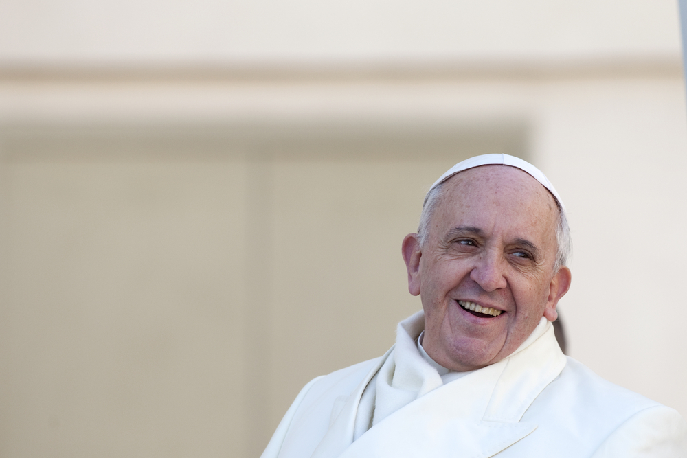 Pape Francois Catholiques Lapins Enfants