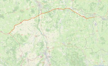 Trac%c3%a9 A79 France Cadr%c3%a9 Openstreetmap